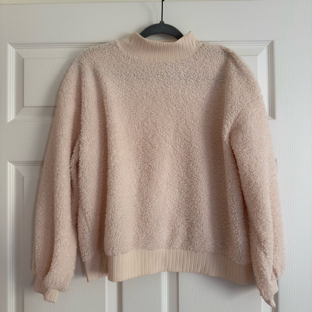 Cozy Off White Sherpa Sweater